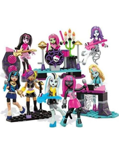Mega Bloks Monster High Glam Ghoul Band Kit de Construcción