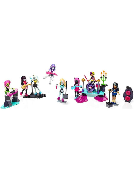 Mega Bloks Monster High Glam Ghoul Band Kit de Construcción