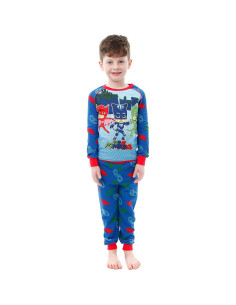 Pijamas PJ Masks para Niños - Catboy, Owlette, Gekko - Algodón 2