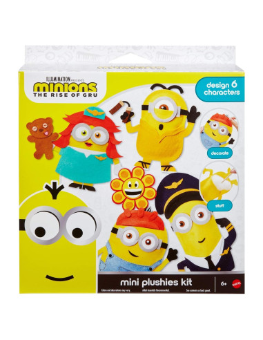 Kit de Mini Peluches de Mattel - Minions DIY 4 Piezas