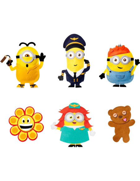 Kit de Mini Peluches de Mattel - Minions DIY 4 Piezas