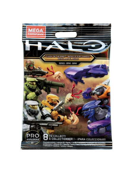 Figuras Mini Halo Mega Construx CNC84 - 8 Personajes Coleccionables
