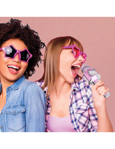 Micrófono de Karaoke Bluetooth Hello Kitty - Altavoz Inalámbrico