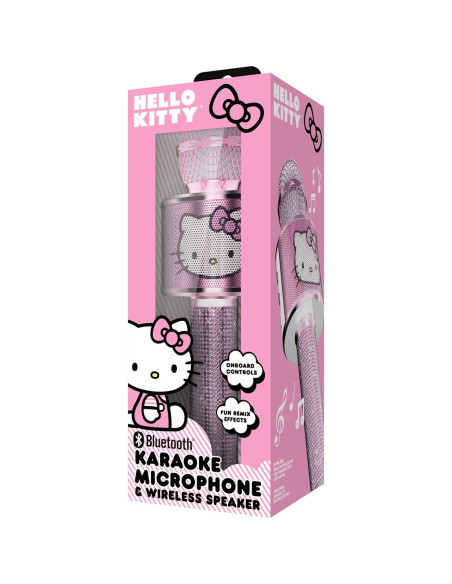 Micrófono de Karaoke Bluetooth Hello Kitty - Altavoz Inalámbrico