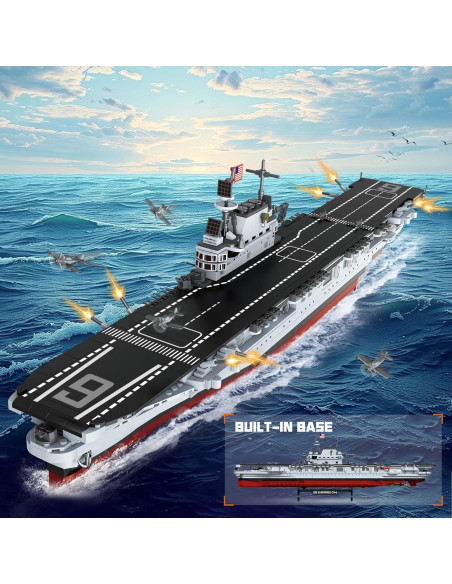 Juego de Construcción Barco de Guerra USS Enterprise 1883 Piezas