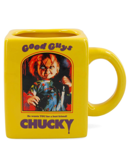 Taza Cerámica Esculpida Chucky Silver Buffalo 590 ml