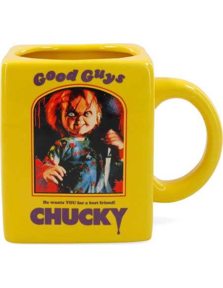 Taza Cerámica Esculpida Chucky Silver Buffalo 590 ml