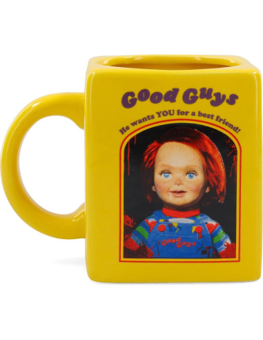 Taza Cerámica Esculpida Chucky Silver Buffalo 590 ml