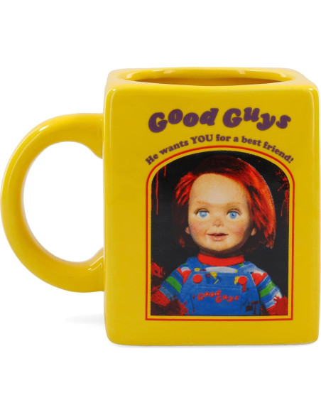 Taza Cerámica Esculpida Chucky Silver Buffalo 590 ml