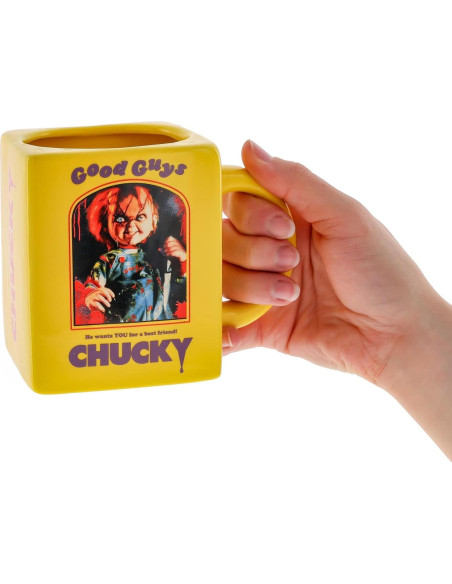 Taza Cerámica Esculpida Chucky Silver Buffalo 590 ml