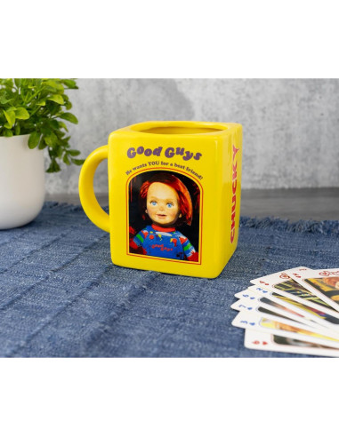 Taza Cerámica Esculpida Chucky Silver Buffalo 590 ml