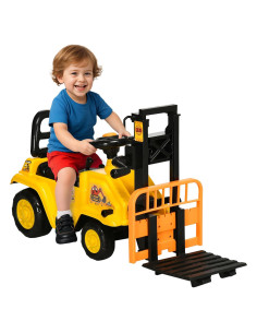 Montacargas Infantil Aosom con Almacenamiento y Claxon 30kg