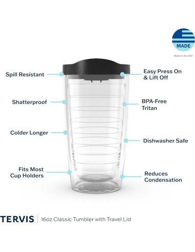 Vaso Térmico Tervis Disney Raya 0.47L Doble Pared Clásico