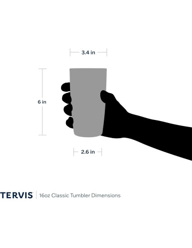 Vaso Térmico Tervis Disney Raya 0.47L Doble Pared Clásico