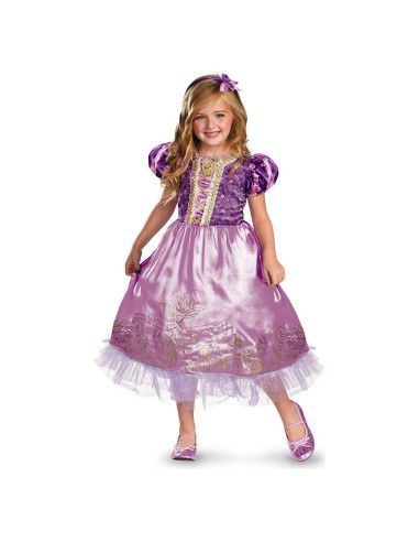 Disfraz Deluxe Rapunzel Disney Enredados Niñas 4-6 años