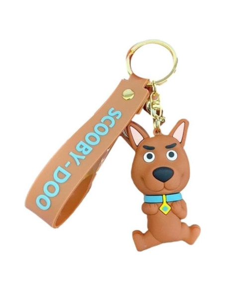 Figura 3D Scooby Doo en Silicona para Llaveros - Unisex