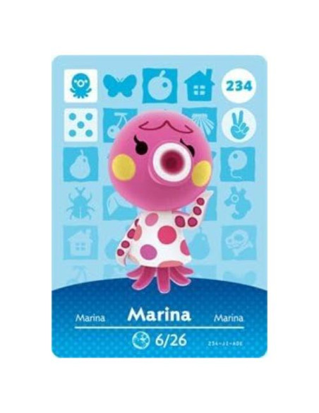 Tarjeta Amiibo Nintendo Animal Crossing Marina 234