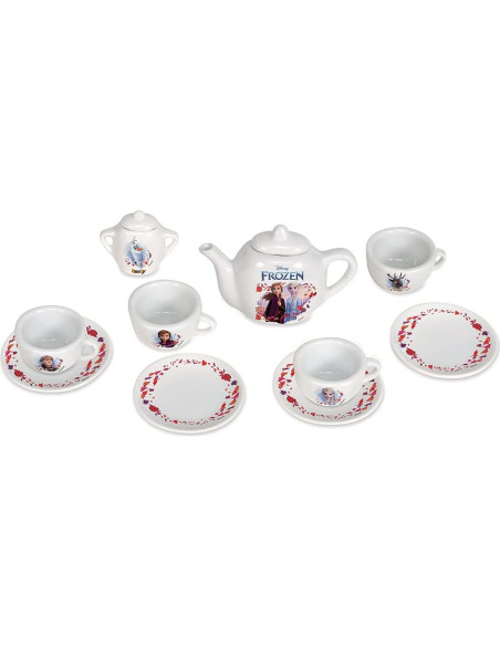 Juego de Vajilla de Porcelana Smoby Frozen 10 Piezas para Niños