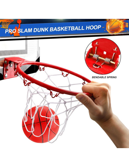 Aro de Baloncesto Mini Umnodobn 9" para Montaje en Pared