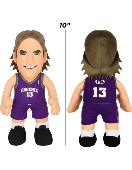 Figura de Peluche Steve Nash Phoenix Suns 25.4 cm - Licencia Oficial