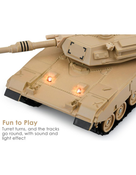 Tanque de Metal a Escala 1/48 M1A2 Abrams DS. ESTILO DISTINTIVO