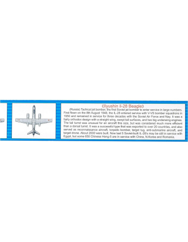 Kit de Modelo Ilyushin IL-28 Beagle Trumpeter 1/72