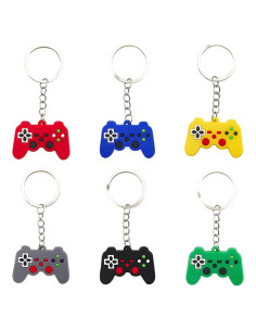 Llavero de Controlador de Videojuego SHMZK 6 Piezas PVC