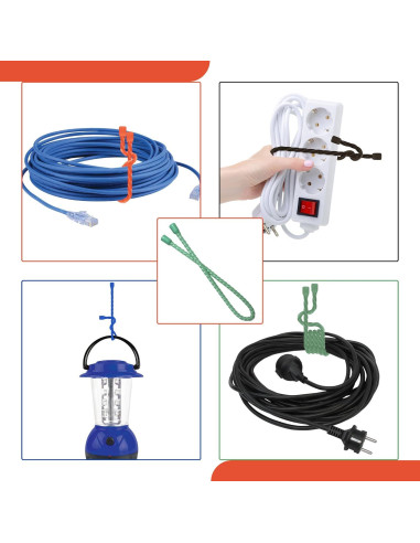 Bridas de Silicona Reutilizables Fortuna Horse 30.48 cm Multicolor