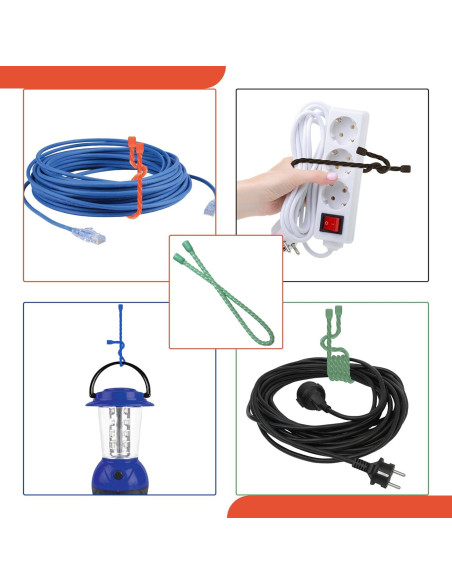 Bridas de Silicona Reutilizables Fortuna Horse 30.48 cm Multicolor