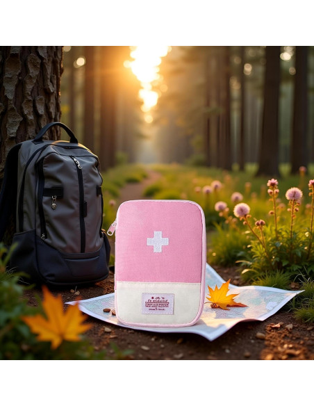Bolsa de Primeros Auxilios Rosa Mozff Mini 15x10.5cm