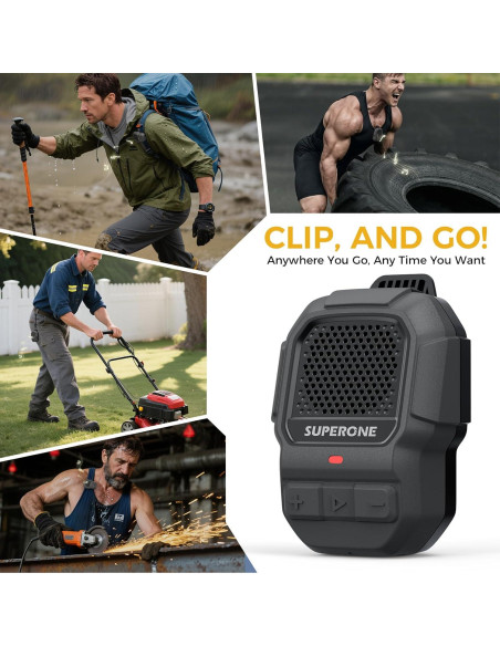 Altavoz Bluetooth Portátil SUPERONE S8 Impermeable IPX7 15H