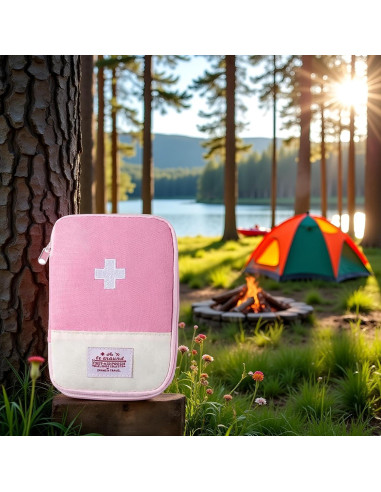 Bolsa de Primeros Auxilios Rosa Mozff Mini 15x10.5cm