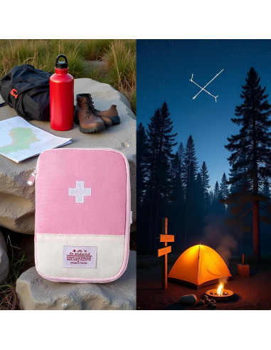 Bolsa de Primeros Auxilios Rosa Mozff Mini 15x10.5cm