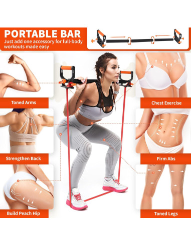 Banda de Resistencia Ajustable Northdeer 15-35 lbs para Ejercicio