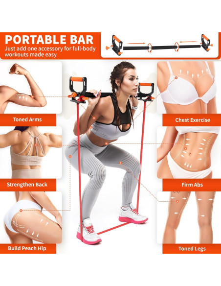 Banda de Resistencia Ajustable Northdeer 15-35 lbs para Ejercicio