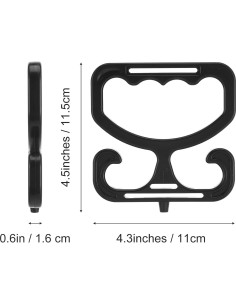 Soporte para Bolsas de Compras Sibba 2 Pcs Resistente 36.29kg 2