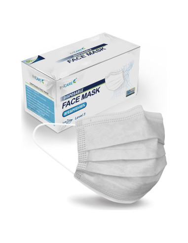 Mascarillas Desechables FriCARE 3 Capas Grado Médico 50 Unidades