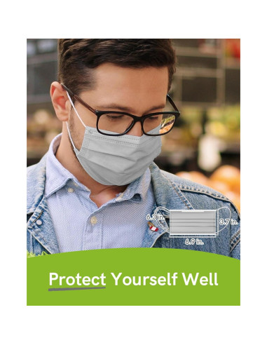 Mascarillas Desechables FriCARE 3 Capas Grado Médico 50 Unidades