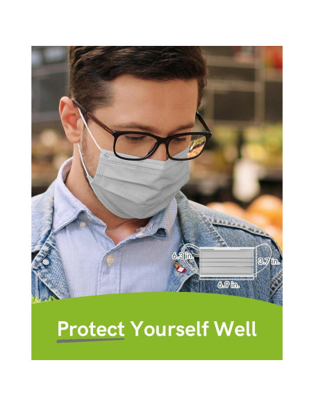 Mascarillas Desechables FriCARE 3 Capas Grado Médico 50 Unidades