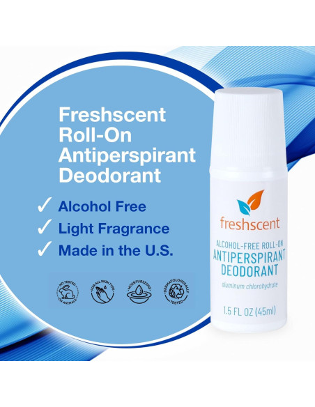 Desodorante Roll-On Freshscent Sin Alcohol 42.5 g Paquete 96