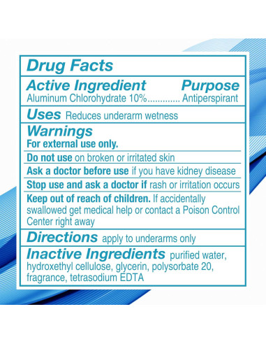 Desodorante Roll-On Freshscent Sin Alcohol 42.5 g Paquete 96