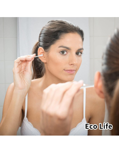 Bastones de Algodón Orgánico Kiemeu 400 Unidades Ecológicos