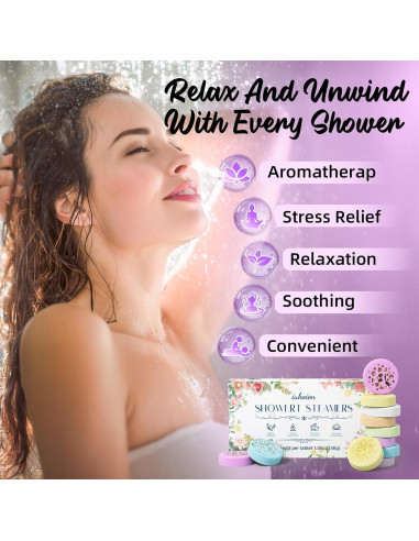 Bombas de Vapor Aromaterapia iukoien - Paquete de 8 Unidades