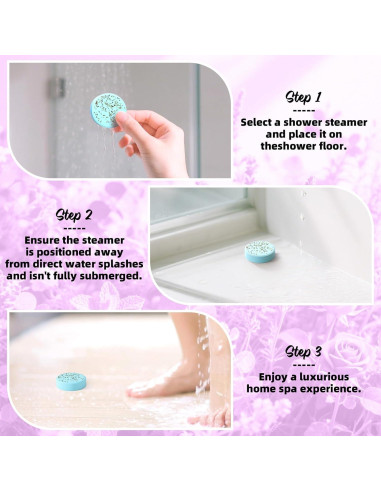 Bombas de Vapor Aromaterapia iukoien - Paquete de 8 Unidades