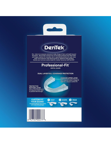 Protector Dental DenTek Professional Fit para Bruxismo + Tabletas Efferdent