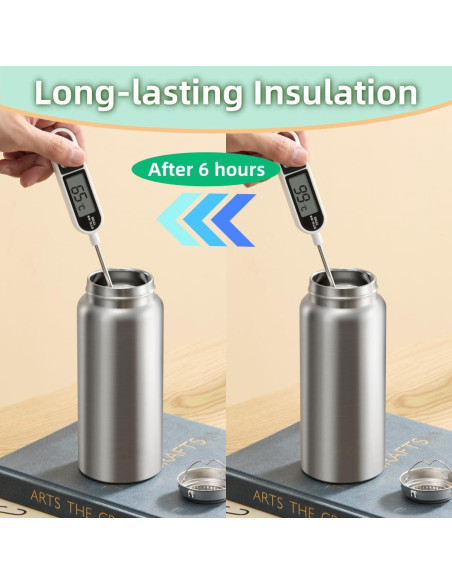 Botella de Agua Aislada CDJ 355ml Acero Inoxidable con Filtro