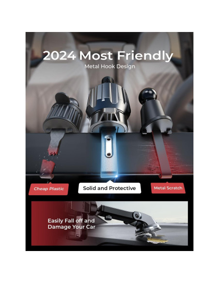 Soporte para Teléfono de Coche LISEN Universal Negro 2024