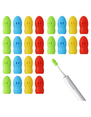 Cubiertas de Silicona para Cepillos de Dientes LOGJAM - 24 Pcs