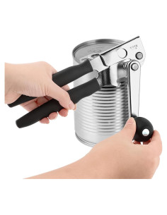 Abrelatas Manual Loyanger de Acero Inoxidable Negro 22.5cm