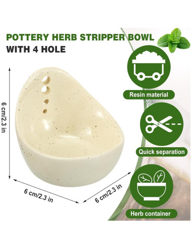 Juego de Tijeras de Cocina y Tazón Deshojador Remerry